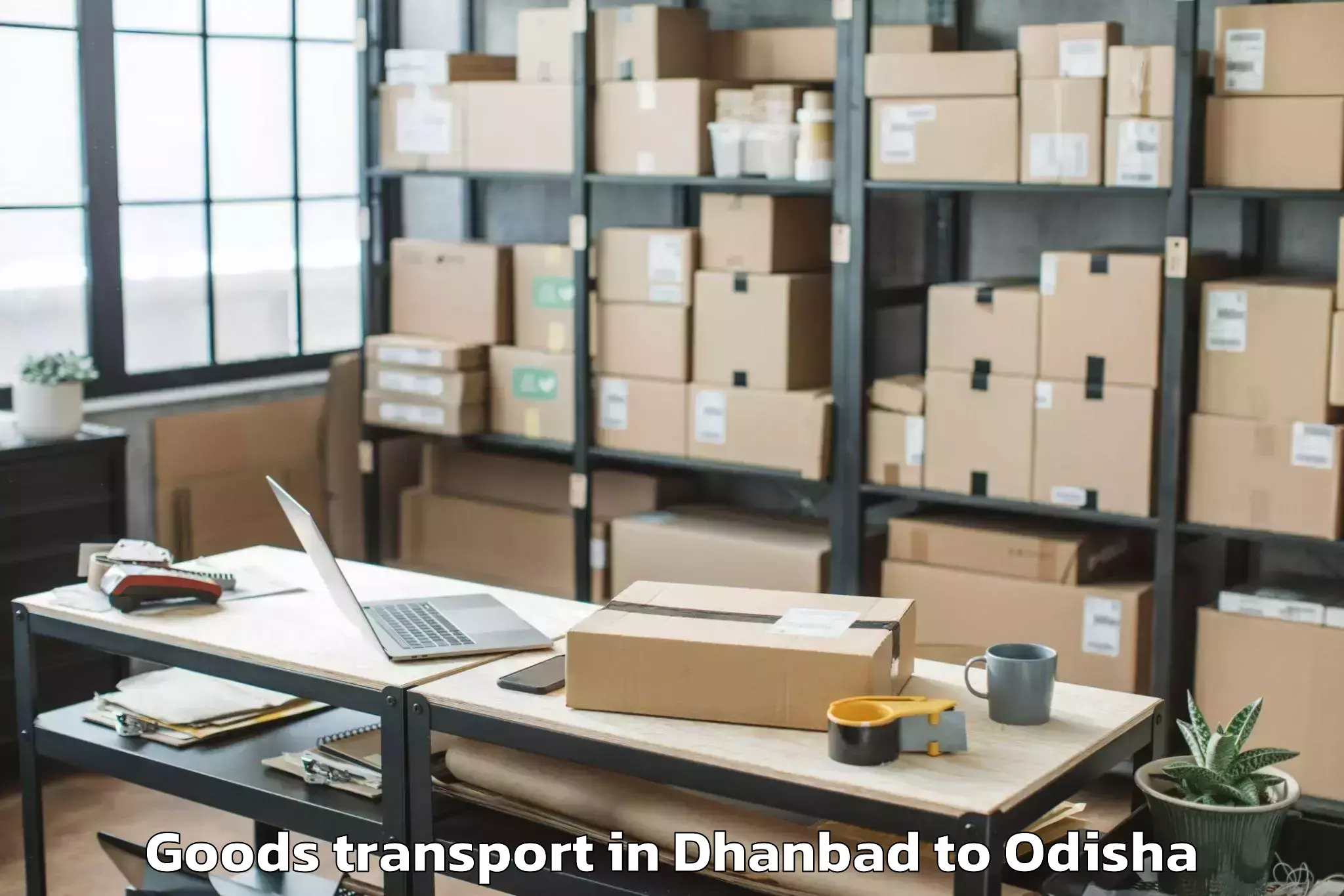 Book Dhanbad to Binka Goods Transport